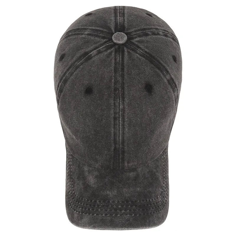 Men Women Unisex Adjustable Distressed Dads Hat