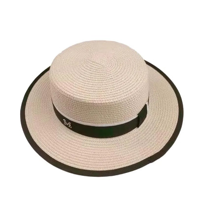 Women's Spring And Summer British Houndstooth Top Hats