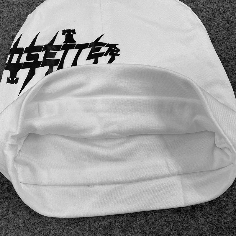 Monochrome Letter Printed Hat Trendy Brand Hip Hop Retro