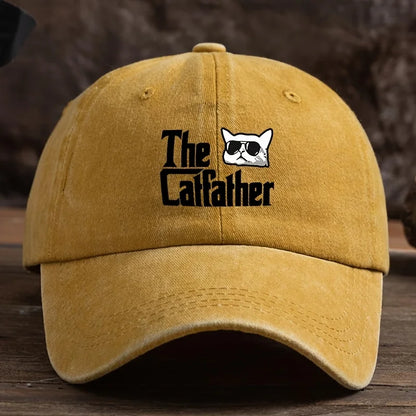 Alphabet Cat Fun Printed Baseball Hat Men's and Women's