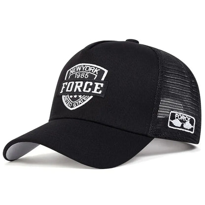 Summer Men Mesh Baseball Cap Outdoor Sport Letter Snapback Hat
