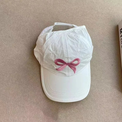 Kids Summer Hat Breathable Mesh Baseball Cap Adjustable Ponytail Sun Hat For Baby