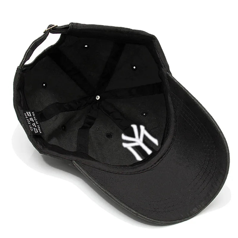 Letter MY Embroidery Baseball Cap Women Men Adjustable