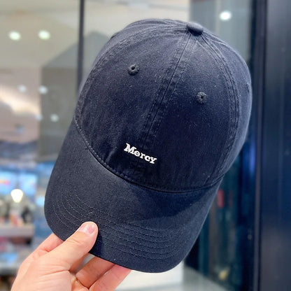 1pc Korean Style Letter Embroidered Baseball Caps for Women Men Summer