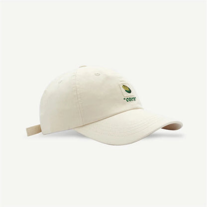 Women's Men's Cartoon Label Embroidery Baseball Cap Fashion Solid Color Dad Hat