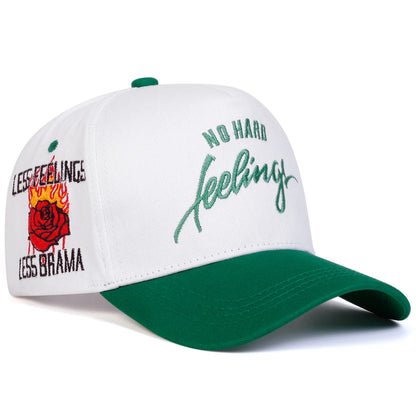 Unisex No Hard Embroidery Side Rose Baseball Caps Spring Autumn