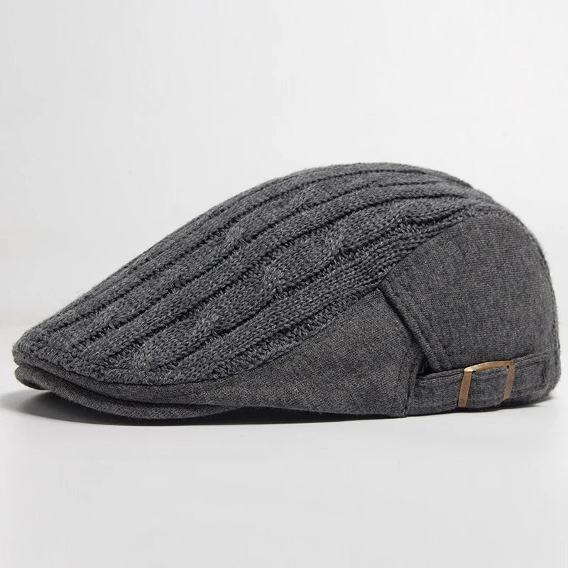 New Men Woman Beret Autumn And Winter Thickened Warm Knitted Berets
