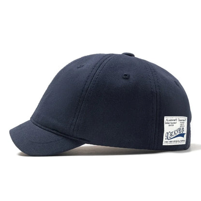 Casual Short Brim Baseball Cap Adjustable Nylon Dad Hat