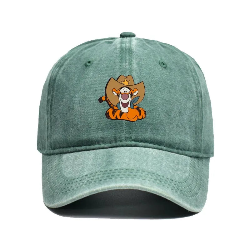 Fashion Cartoon Print Baseball Cap for Men Women