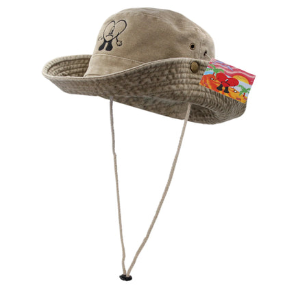 Cotton Embroidered Bad Bunny Fisherman Hats