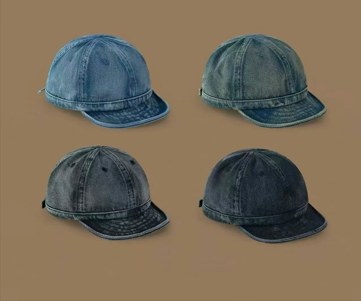 Japanese-Style Retro Soft-Brim Baseball Hat