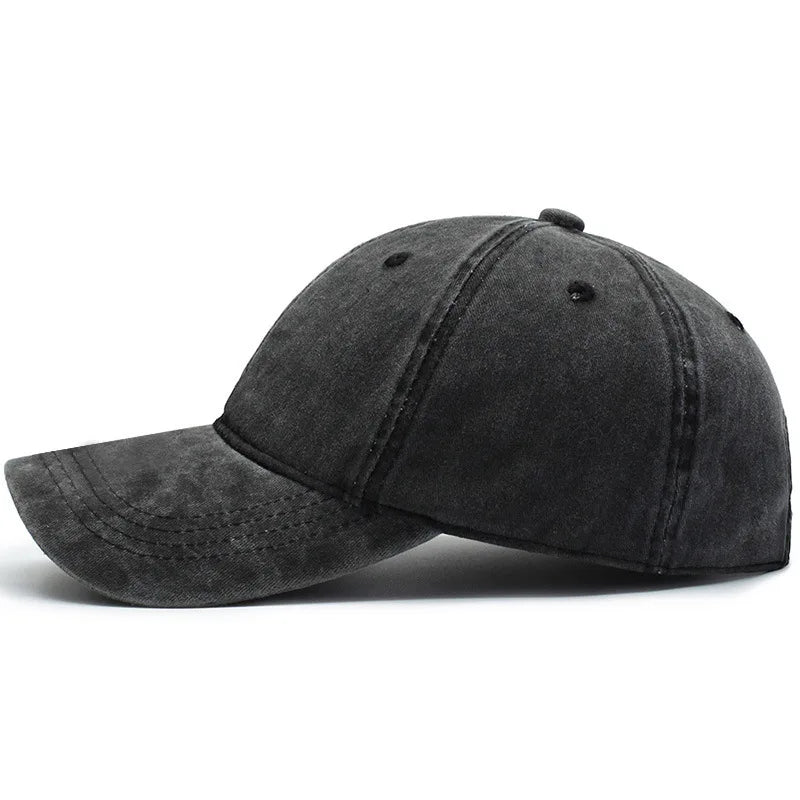 Bare Board Washed Baseball Cap Outdoor Naked Travel Sunshade Hat