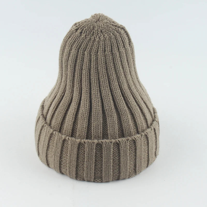 Autumn Winter Beanie Warm Soft Knitted Hat Hip Hop Cap