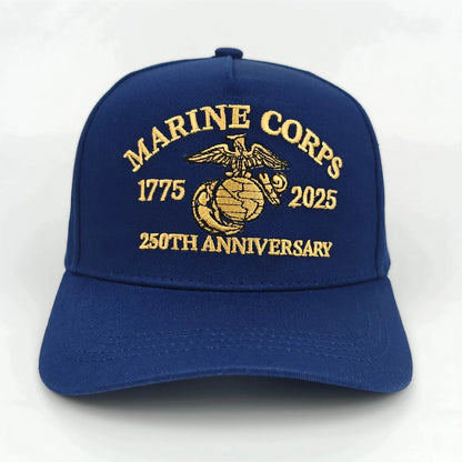 U.S. Marine Corps 250th Anniversary Official Baseball Cap - Knitted with 1775 - 2025