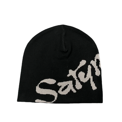Spring Letter Pattern Knitted Hat  Hoodie Unisex Streetwear