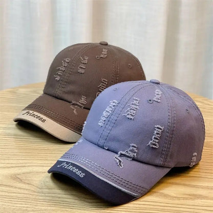 Retro American-Style Color-Matched Baseball Cap