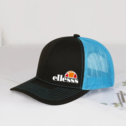 Breathable Mesh Baseball cap with Ellessss Print Sports