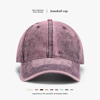 Washed Baseball Cap, Dad Cap, Unisex Outdoor Cap