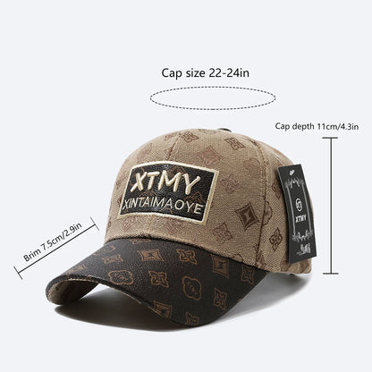 Men's Korean Version Trendy and Fashionable Embroidered Baseball Cap