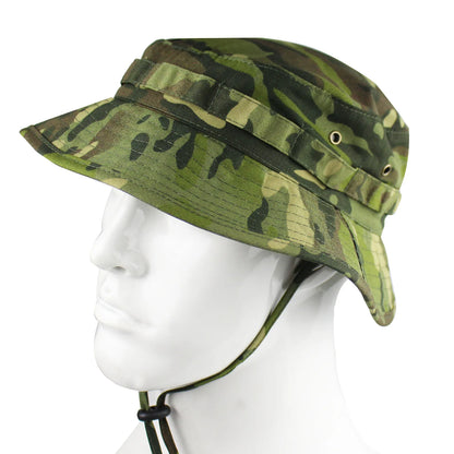 Unisex Camouflage Bucket Hat Summer Sunshade Boonie Hat