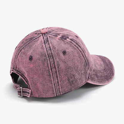 Washed Baseball Cap, Dad Cap, Unisex Outdoor Cap