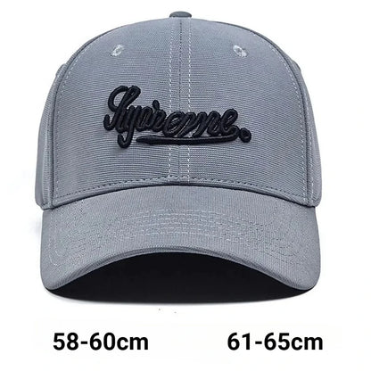 Extra Large Size XL 65cm Elastic Back Closed Baseball Caps
