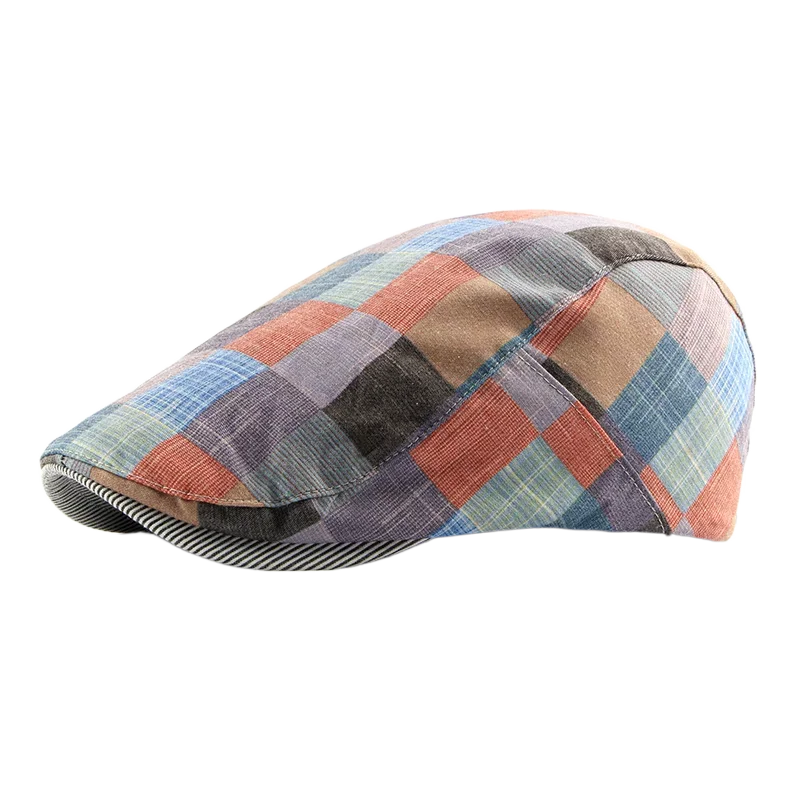 Adjustable Flat Newsboy Beret Hat For Women And Men