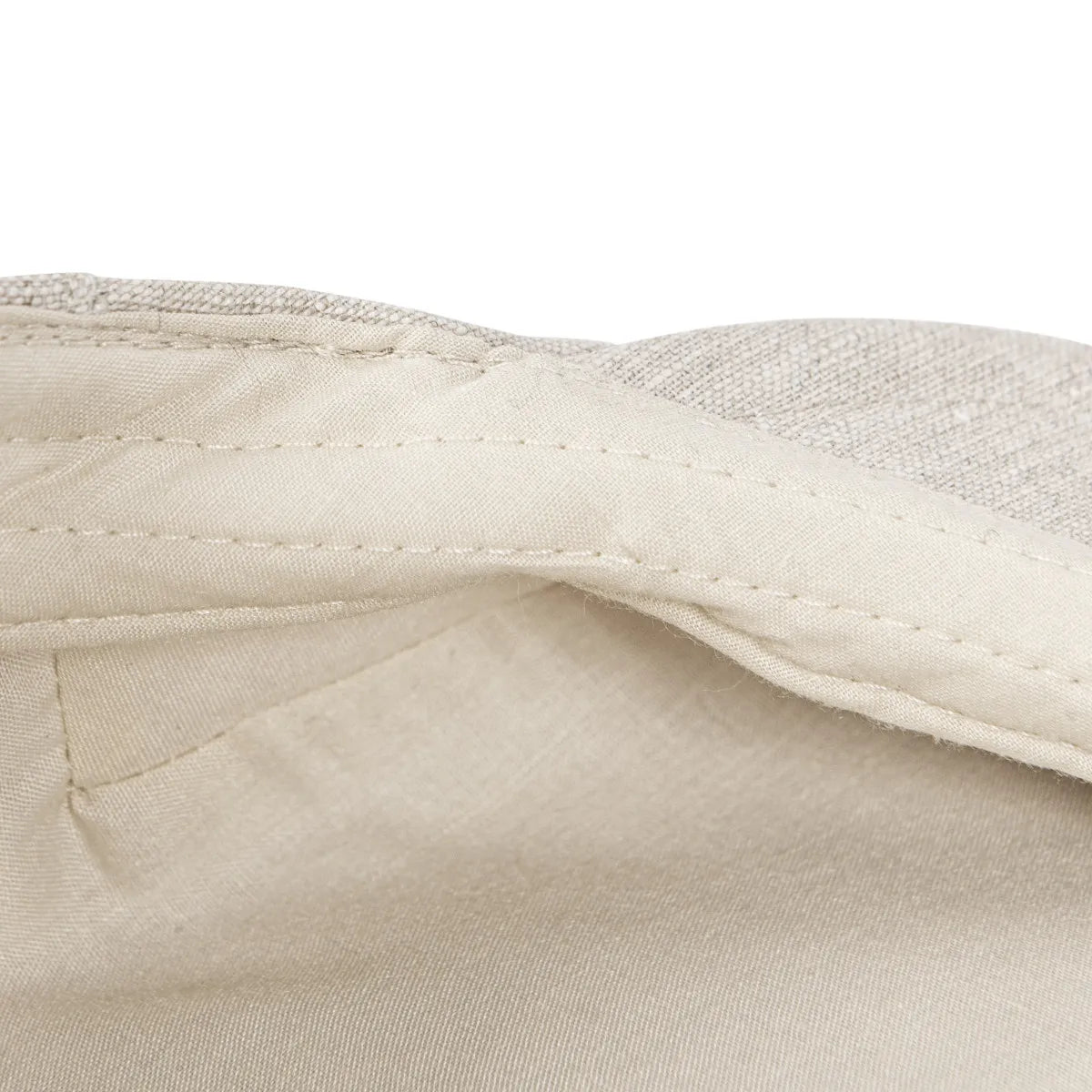 Linen Flat Cap For Men Women Herringbone Linen Newsboy Cap