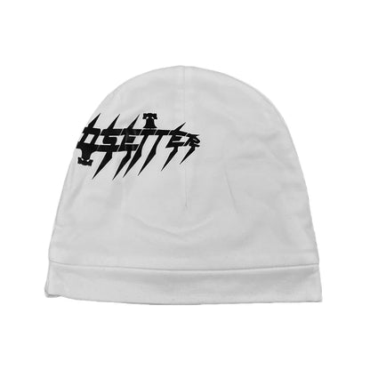 Monochrome Letter Printed Hat Trendy Brand Hip Hop Retro