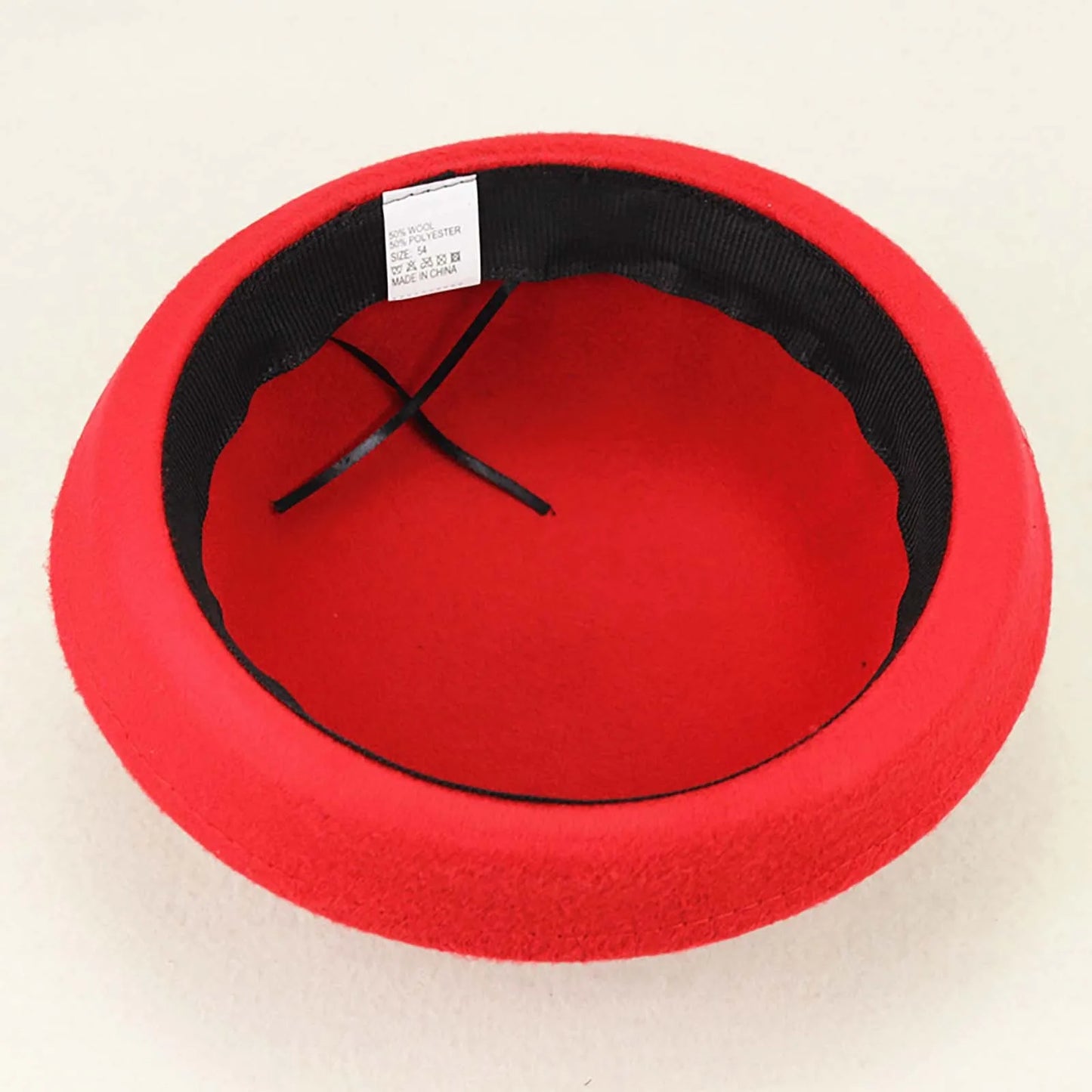 Top Cap Solid Color Women Girl Fashion Polyester Fedora Hats