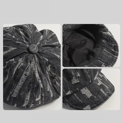 Korean Style Women's Denim Beret