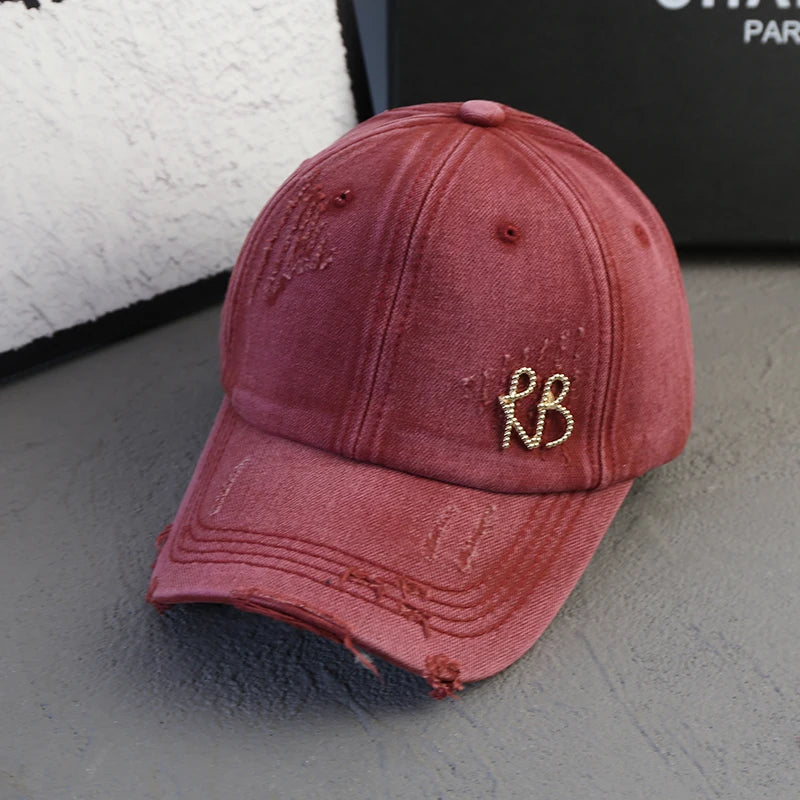 New Korean Luxury Baseball Cap Design Sun Hat American Youth