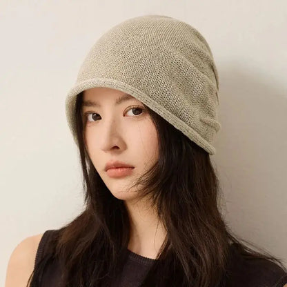 Stretchy, Lightweight Soft Women's Fashion Pullover Hat – Soft Beanie