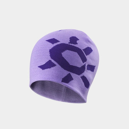 Knit Hat Unisex 58cm Head Circumference Fall Winter Moisture Wicking Warm