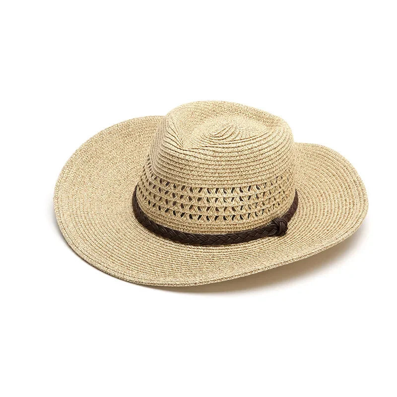 Summer Big Head XXXXL 62cm Straw Sun Hats Men Outdoor UPF 50+