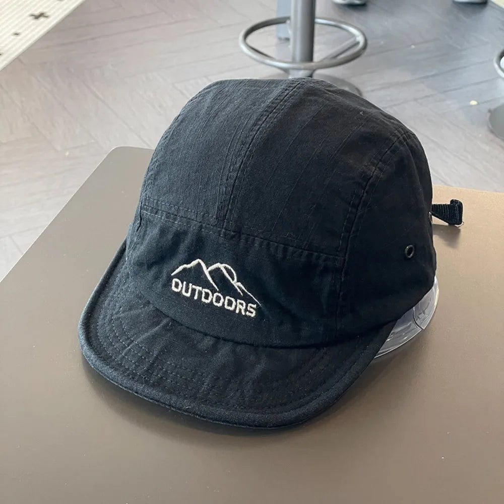 New Short Brim Baseball Cap Sun Protection Quick-Dry Sun Hat