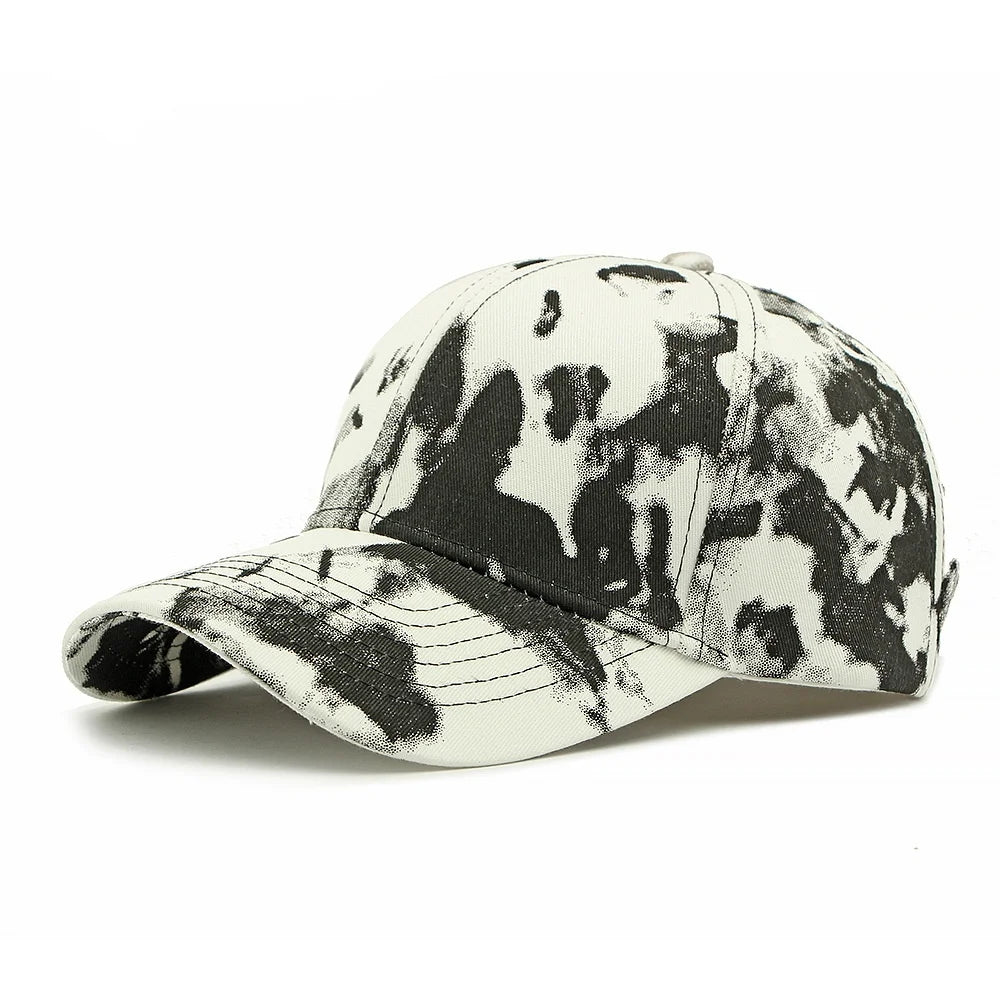European American Tie Dye Cotton Baseball Cap