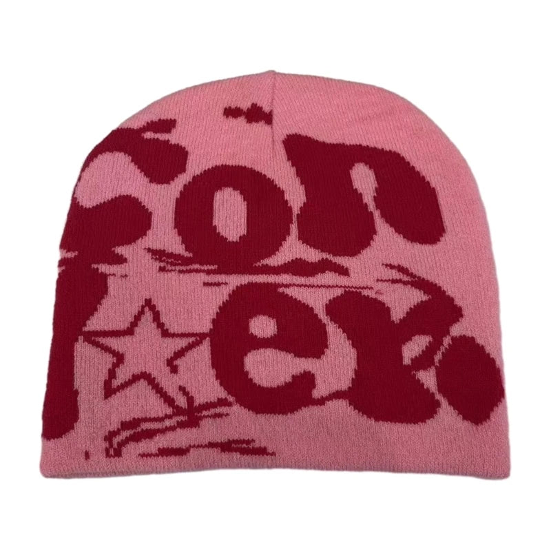 Y2k Beanie Hat Slouchy Beanie Vintage Beanie Warm Beanie