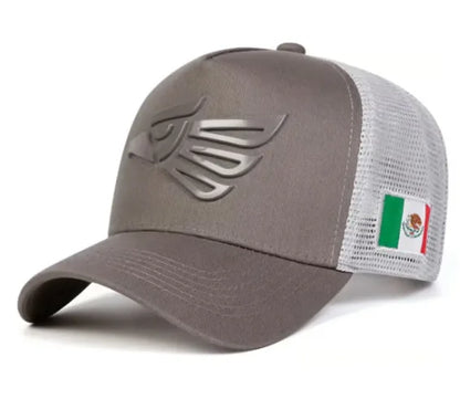Unisex Mexican Eagle Label Baseball Net Caps Outdoor Adjustable Casual Hats Hip Hop Hat Sunscreen Hat