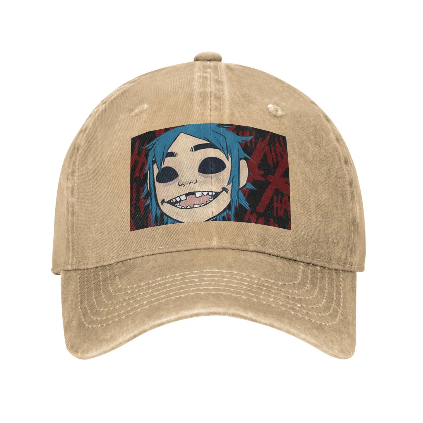 Feel Good Gorillaz Virtual Band Denim Fabric Cap