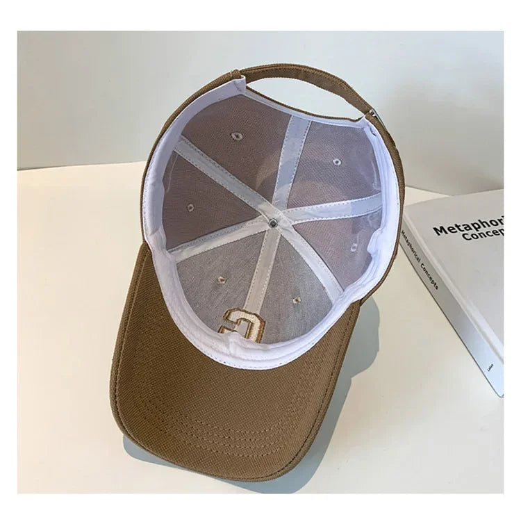 Outdoor Sports Baseball Cap New Female Face Small Outdoor Embroidery Casual Simple Travel Hat