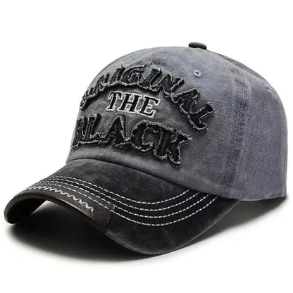 Water Wash Embroidery Baseball Caps