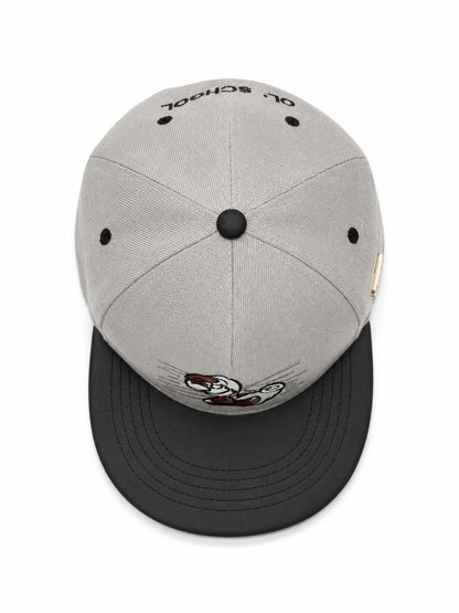 Embroidered Gaming Joystick Flat Brim Snapback Hat