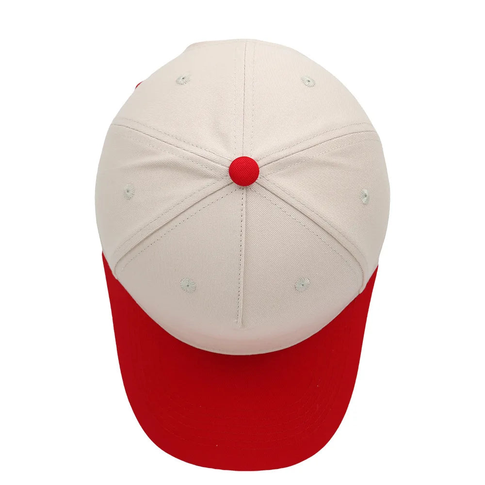 Embroidered Patchwork Color Baseball Hats