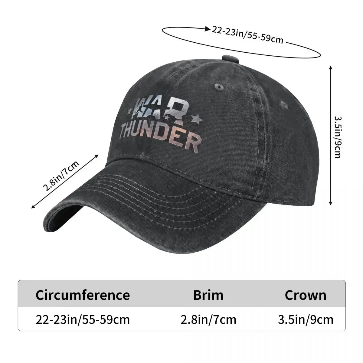 War Thunder Game Baseball Cap