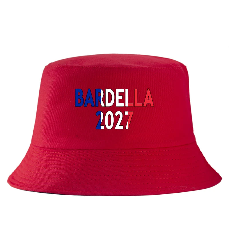 Bardella 2027 Print Bob Reversible Bucket Hat Women Men Summer Spring Travel