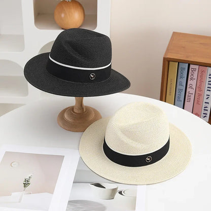 New Summer Panama Straw Hat UPF50+