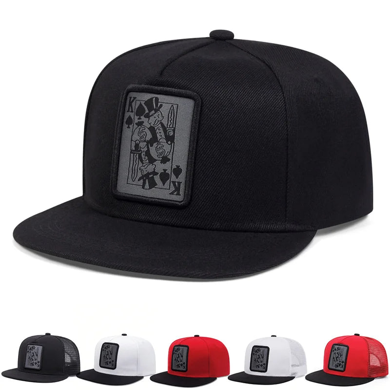 Baseball Hip Hop Caps For Men Women Snapback Playing Card