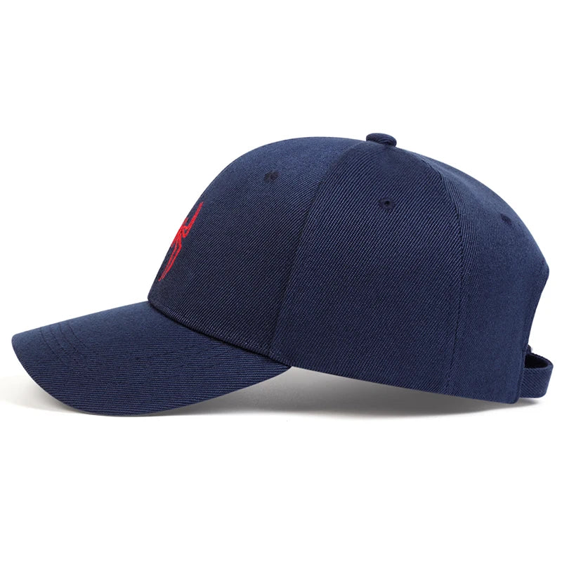 Unisex Spider Embroidery Baseball Caps Spring Autumn