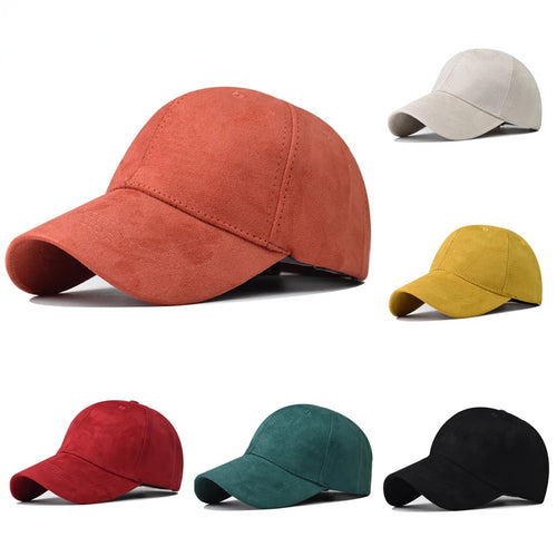 Wholesale Suede Baseball Cap Autumn Winter for Men Women
